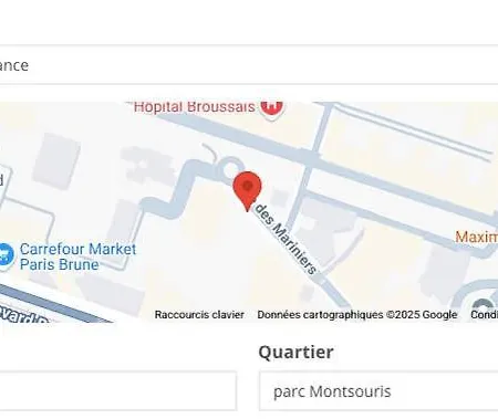 Bm-confort & Calme 5 Pers Rue Des Mariniers Paříž